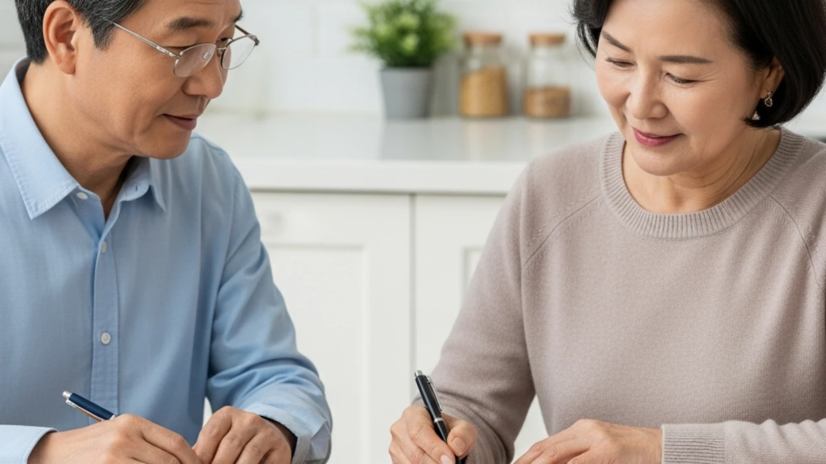 50대가 놓치기 쉬운 고혈압 초기 신호는 무엇일까? 오늘 할 일을 정리한 한국어 체크리스트 이미지, 기록과 상담 기준 중심